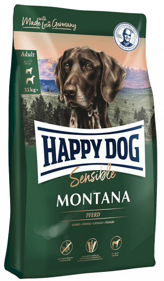 фото Сухой корм для собак happy dog supreme sensible montana, конина, 0,3кг