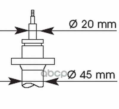 

Амортизатор подвески KYB 373019