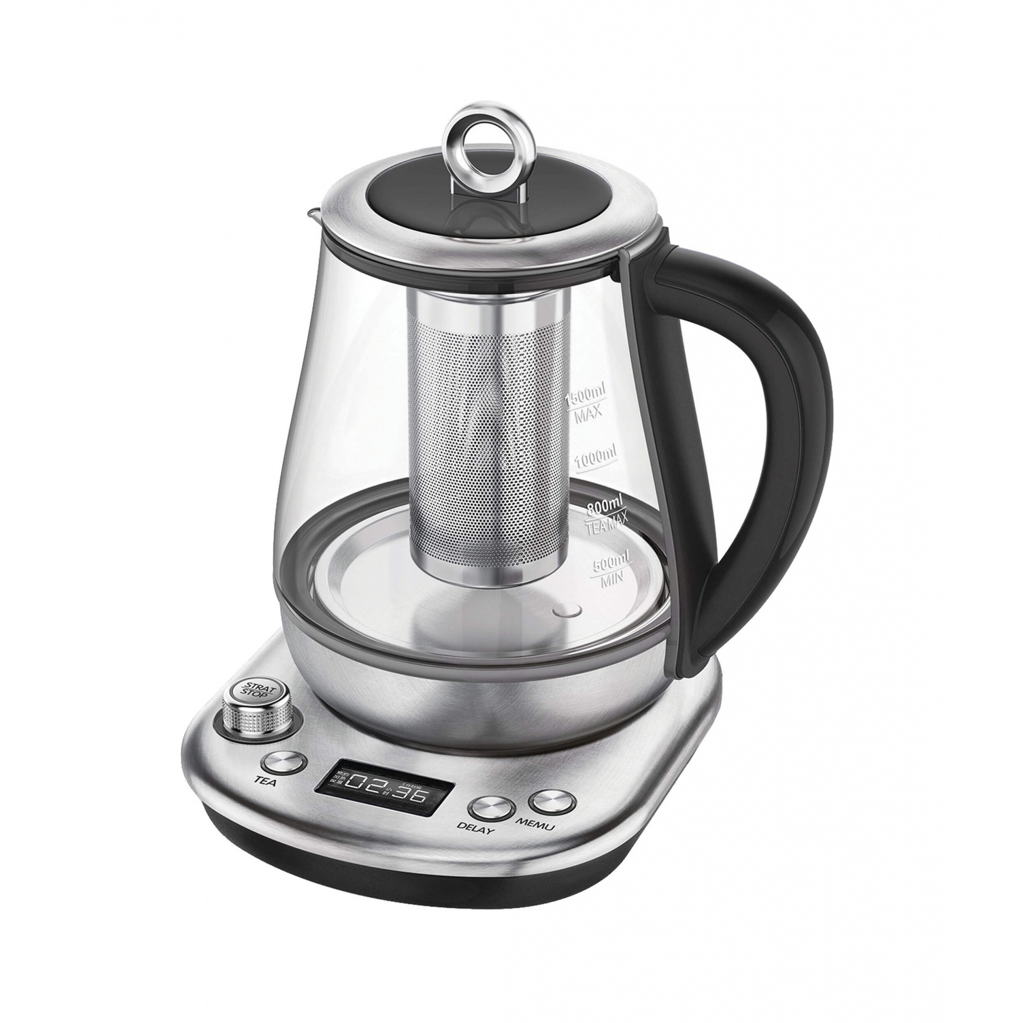 

Чайник электрический Gemlux GL-TK1598 Silver, GL-TK1598