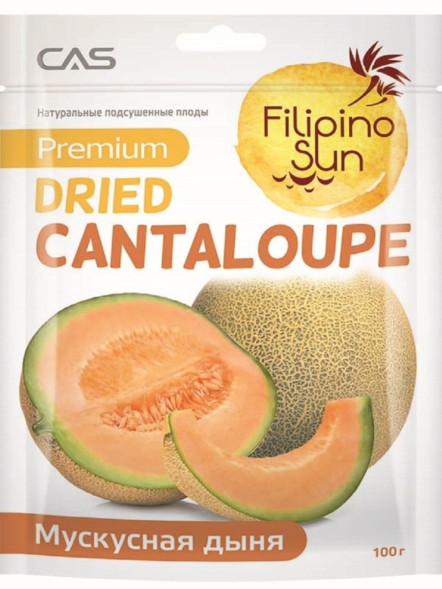 Плоды мускусной дыни сушеные Filipino Sun 100 г