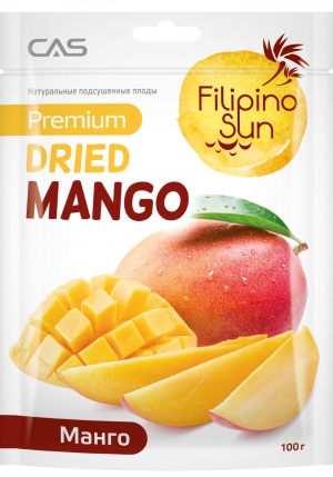 Плоды манго сушеные Filipino Sun 100 г
