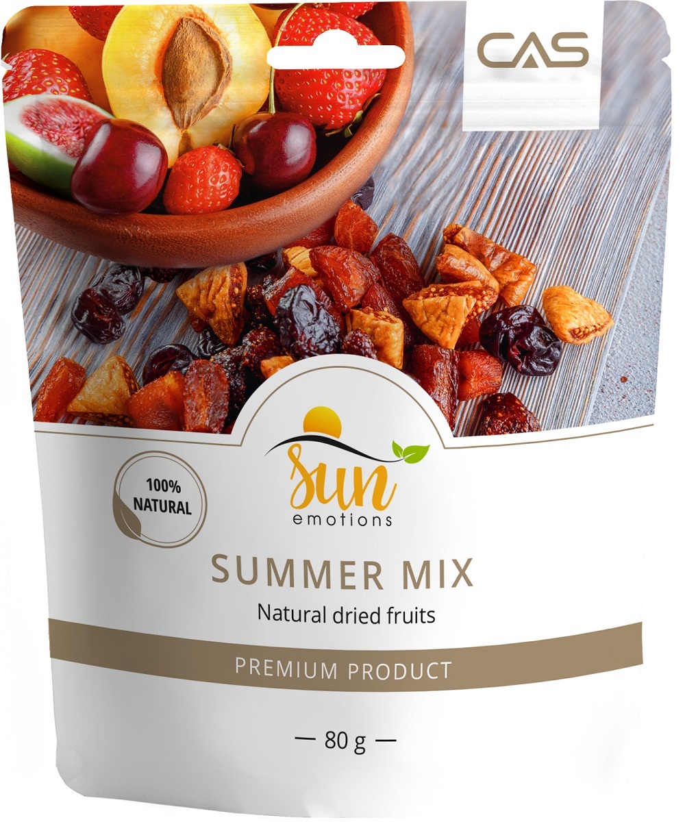 Смесь Summer Mix Sun Emotions инжир, вяленый абрикос, клубника, вишня 80 г