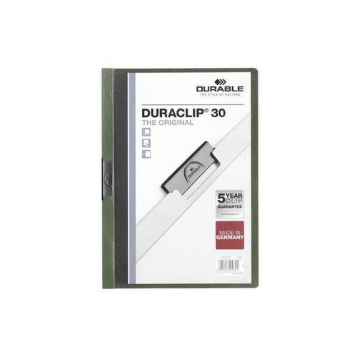 

Папка "Duraclip Color" А4 темно-зеленая, Зеленый