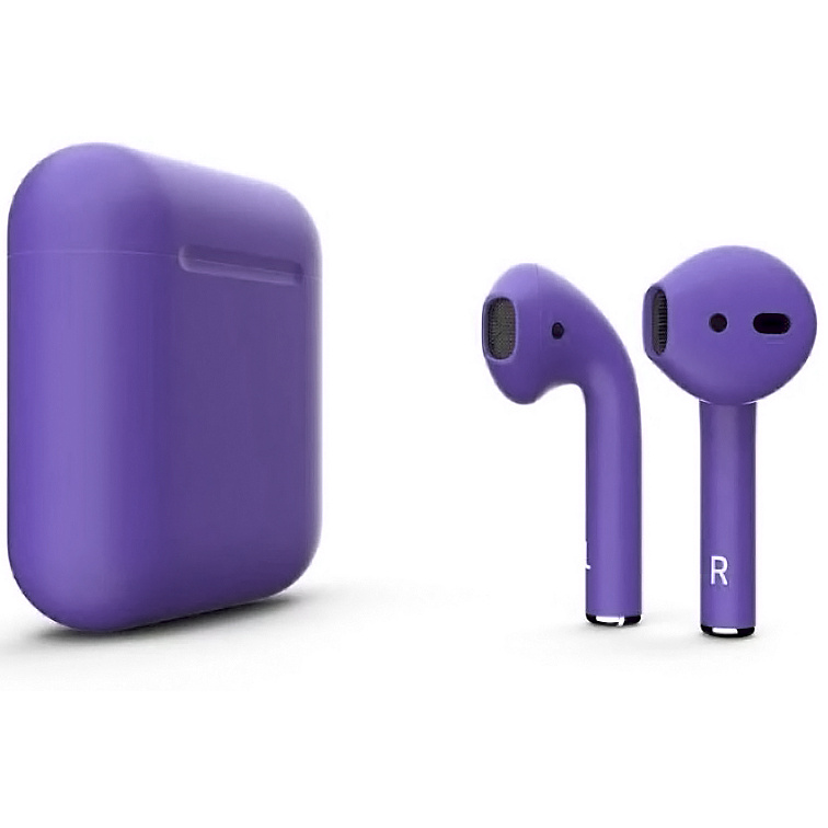 

Беспроводные наушники Apple AirPods Color 2 без беспроводной зарядки Purple Matte, AirPods Color 2 в футляре без беспроводной зарядки