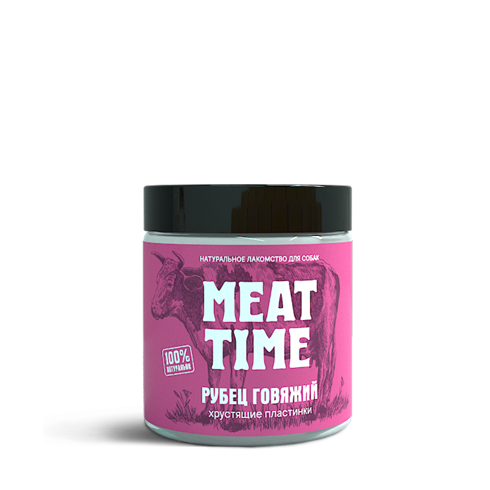

Лакомство для собак MEAT TIME Рубец говяжий Хрустящие пластинки 45г