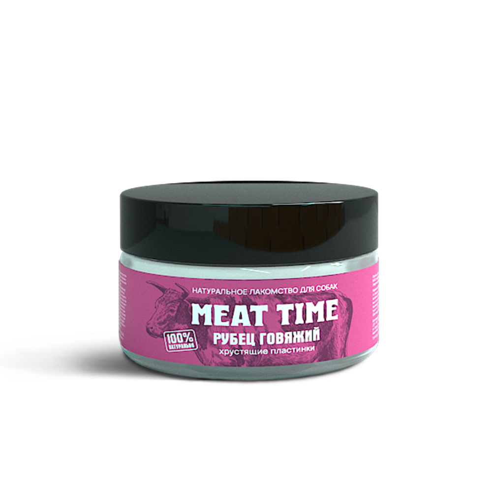 

Лакомство для собак MEAT TIME Рубец говяжий Хрустящие пластинки 30г