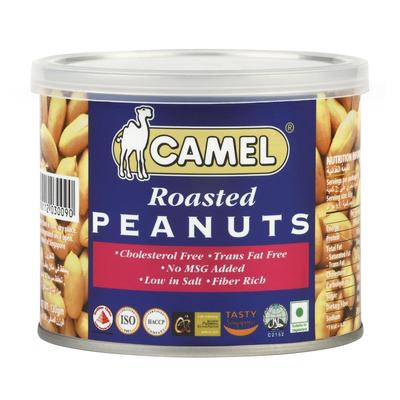 Жареный арахис подсоленный Roasted Salted Peanuts Camel баночка 130 г