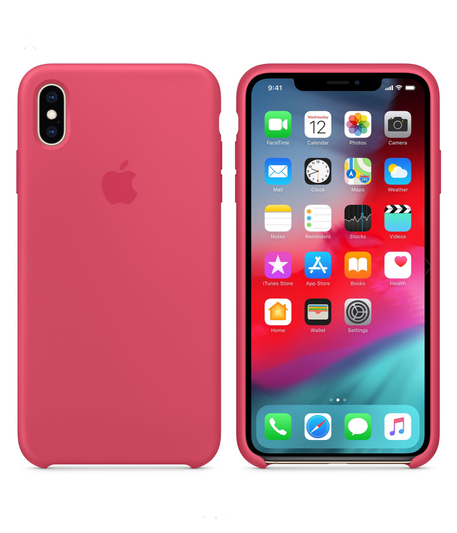 фото Чехол silicone case для apple iphone xs max hibiscus гибискус (mwa1lfe/a)
