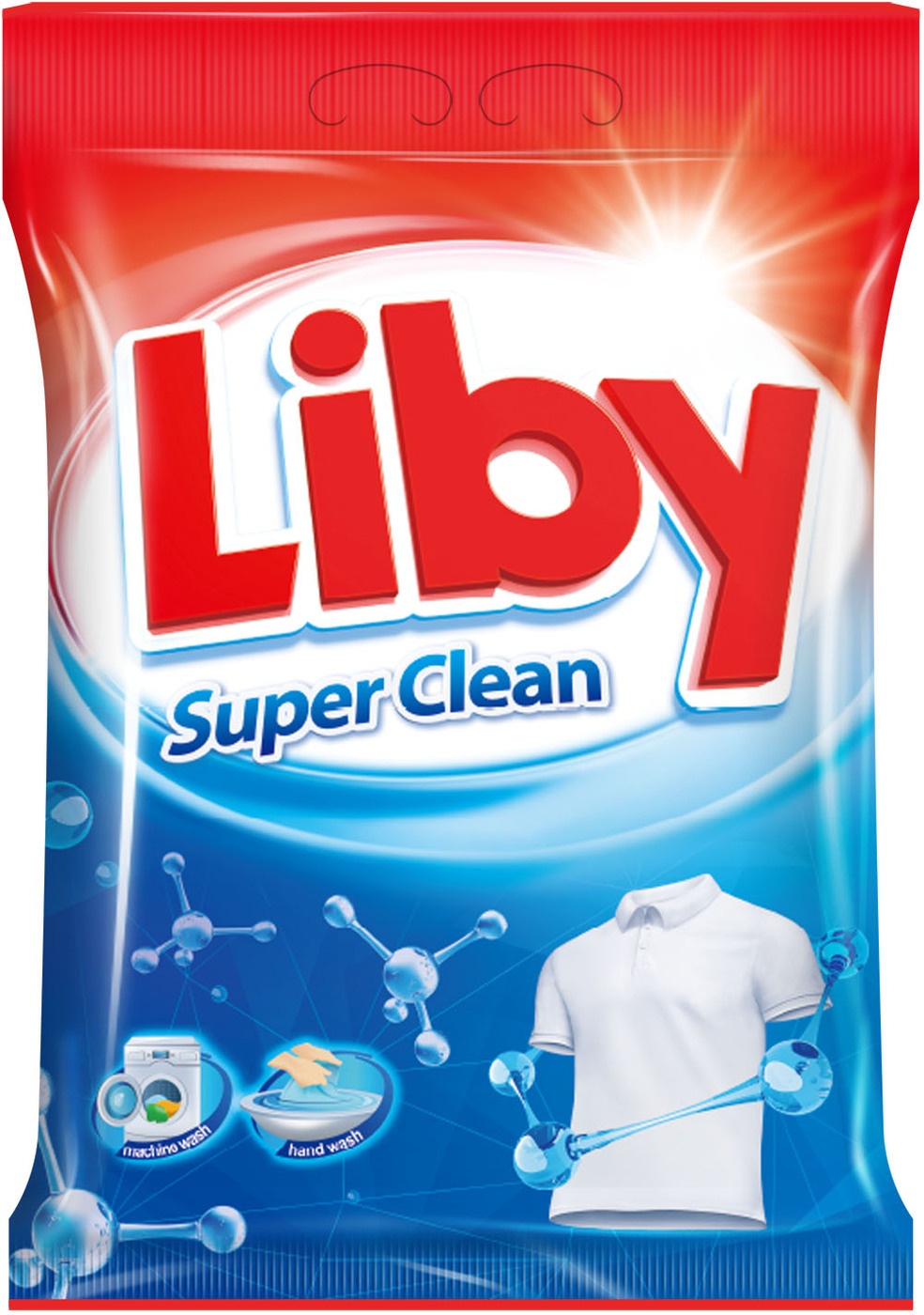 фото Стиральный порошок liby super-clean 3 кг