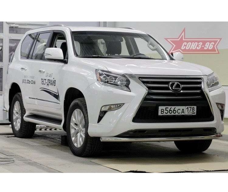 фото Защита переднего бампера труба d60, lexus gx460 2014- souz-96