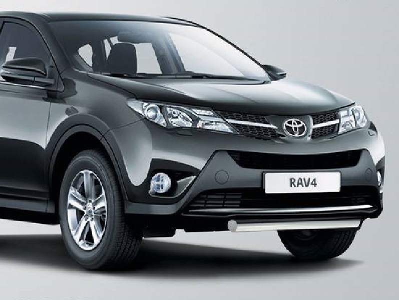 фото Защита переднего бампера souz-96 труба 75x42 овальная,toyota rav-4 2013-