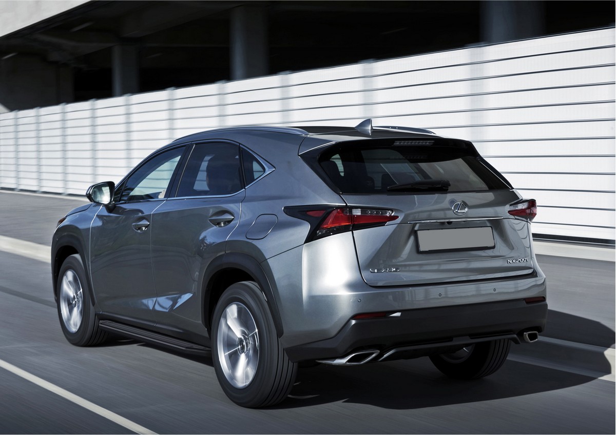фото Пороги на автомобиль "premium-black" rival для lexus nx 2014-2017, 173 см, a173alb.3202.1