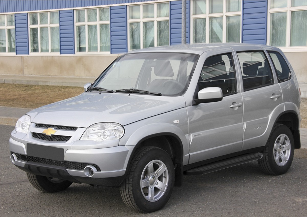 фото Пороги на автомобиль "premium-black" rival chevrolet niva 2002-2020, a160alb.1001.2