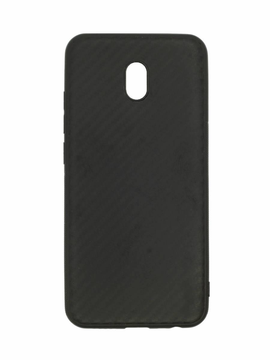 фото Чехол zibelino carbon для xiaomi redmi 8a black