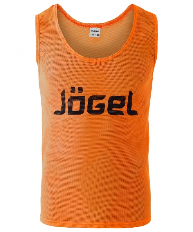 Манишка детская сетчатая Jogel р.140-152, цв. оранжевый JBIB-1001 футболка футбольная детская jogel camp origin jft 1020 v1 k фиолетовый белый р 122