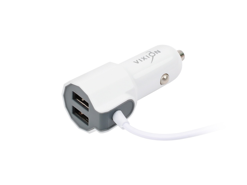 фото Азу vixion u8 micro usb (2-usb/2.1a) (белый)