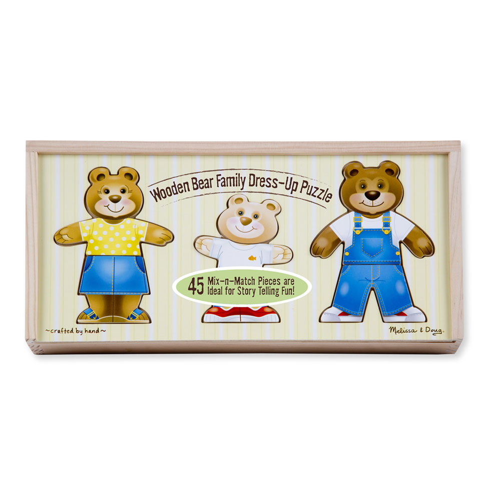 

Пазл Melissa & Doug Переодень семью мишек