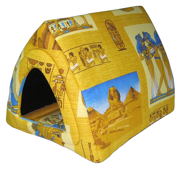 

Домик для кошек Usond Шалаш №2 средний (бязь), желтый, 53x45x45см, Шалаш №2 средний (бязь)