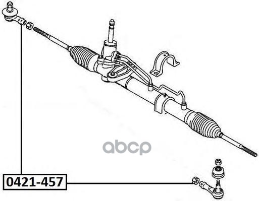 

Наконечник рулевой ASVA 0421457