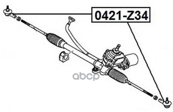 

Наконечник рулевой ASVA 0421Z34