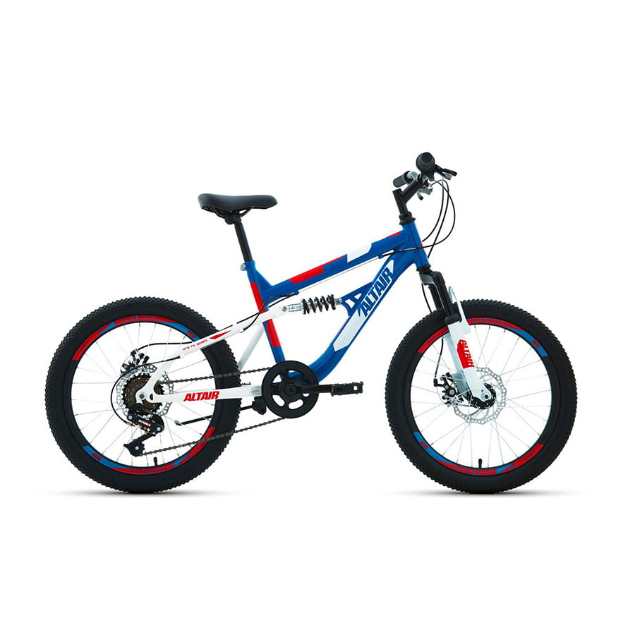 

Велосипед Altair MTB FS 20 Disc 2020 14" синий/красный, MTB FS 20 Disc