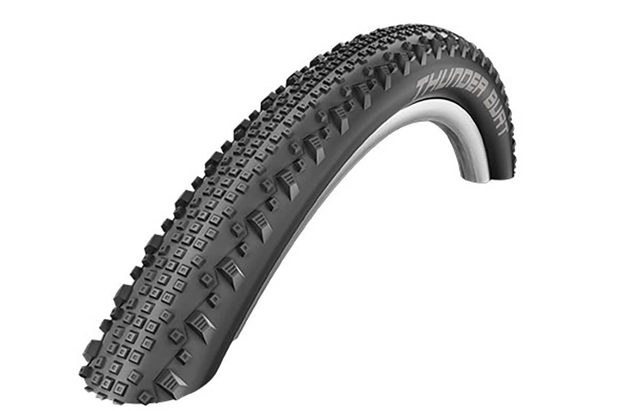 фото Покрышка schwalbe thunder burt evo liteskin folding 54-584 (27.5х2.1) черный 2,0-2,2"