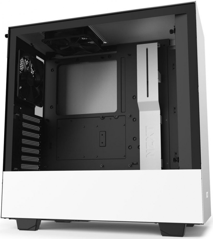 

Компьютерный корпус NZXT H510 Compact Mid Tower White/Black без БП (CA-H510B-W1)