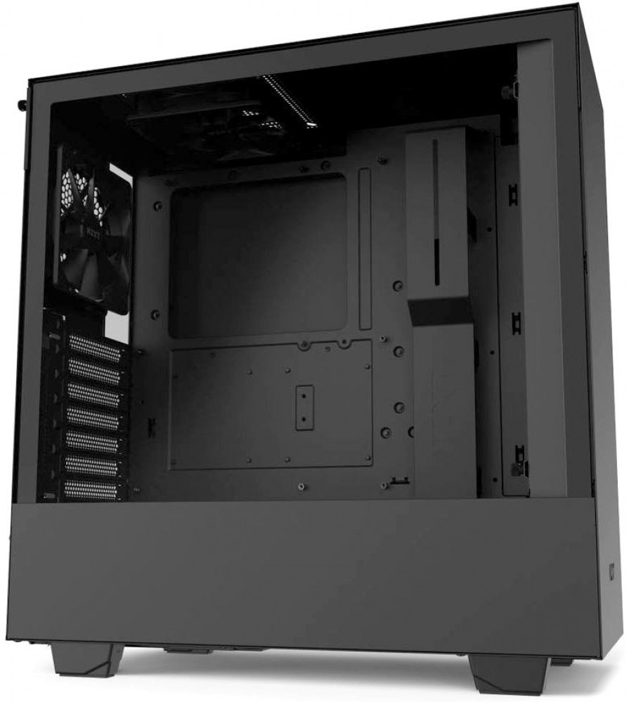 фото Компьютерный корпус nzxt h510 compact mid tower без бп black/black (ca-h510b-b1)