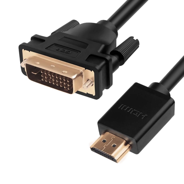 фото Кабель gcr hdmi-dvi, m-m 10м black (gcr-hd2dvi-10м)