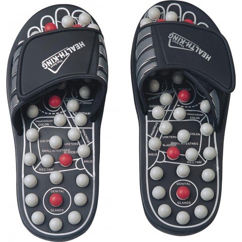 

Массажер для ног, массажные тапочки Foot Reflex (K22229) ((M) 38-39), Черный