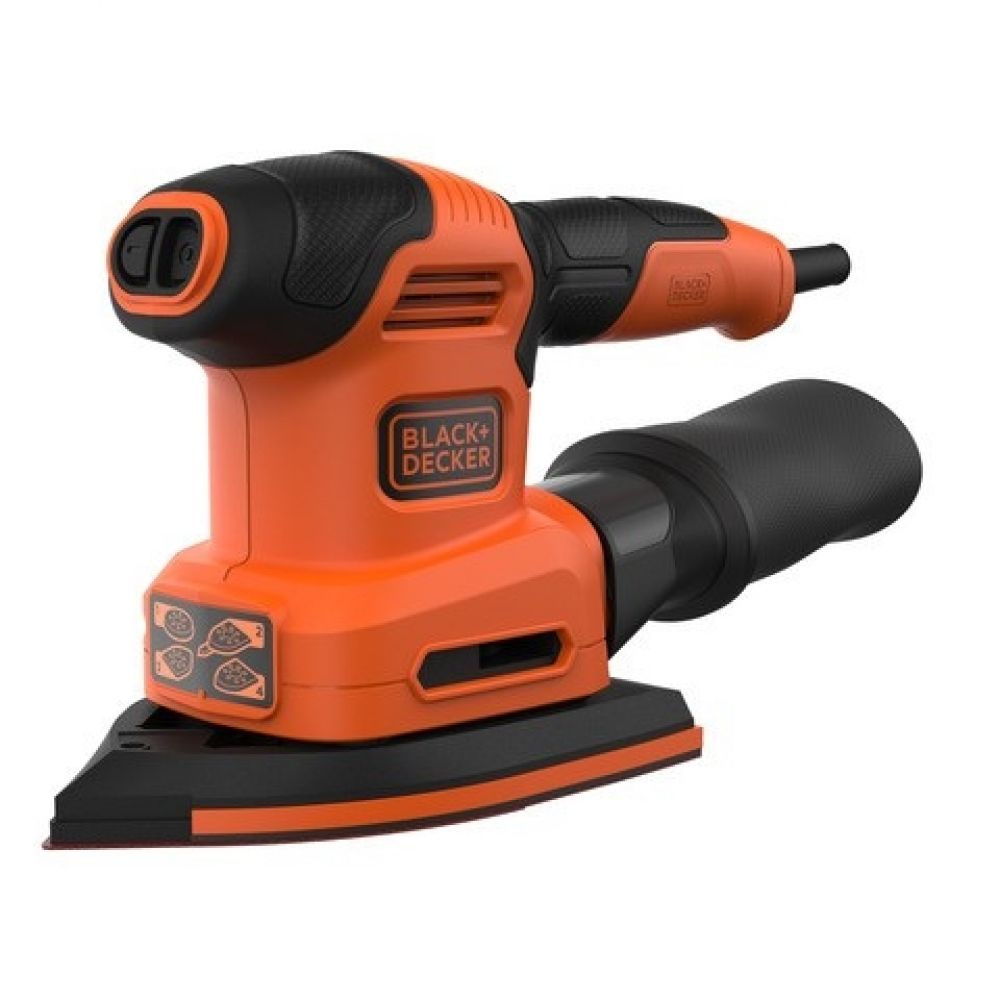 Дельтовидная шлифмашина 4 в 1 BLACK+DECKER BEW200K, 200 Вт, кейс