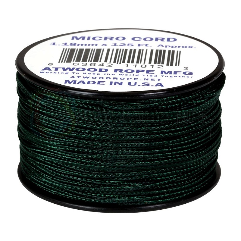 

Паракорд AtwoodRope 1.18мм x 125' Micro Cord 38м (Hunter)