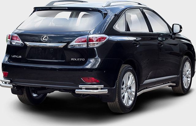 

Защита задняя уголки d60/42 двойные,Lexus RX 270/350/450h 2012-