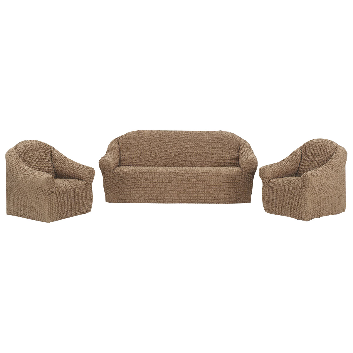 фото Чехол на диван karna коричневый