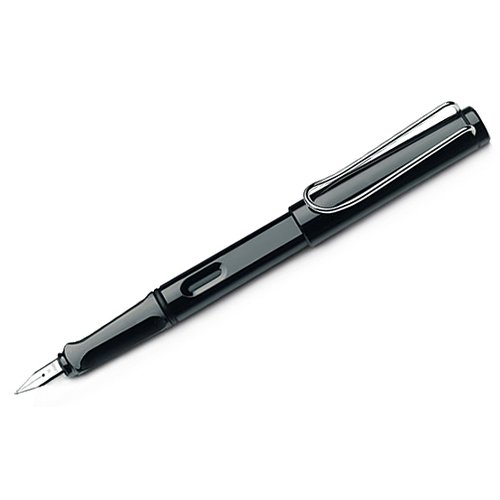 Перьевая ручка 019 Safari черная 07 мм