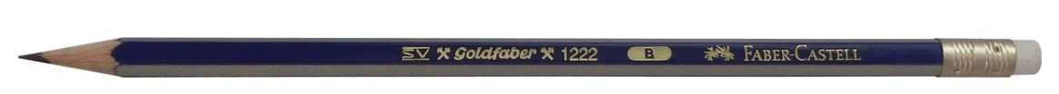 

Карандаш чернографитный "Goldfaber 1222" B, с ластиком