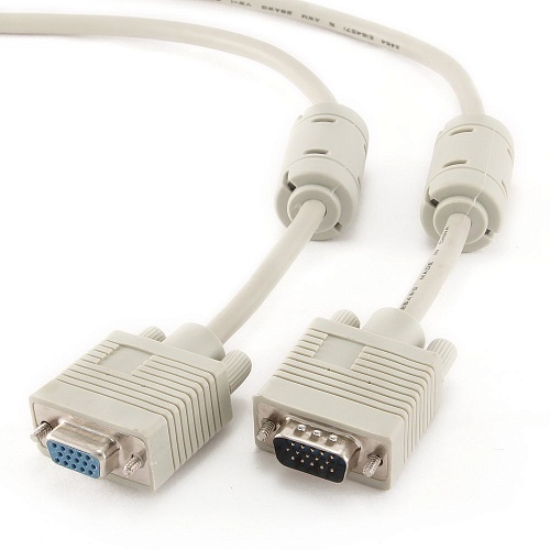 фото Кабель cablexpert vga-vga, m-f 1,8м white (cc-pvgax-6)