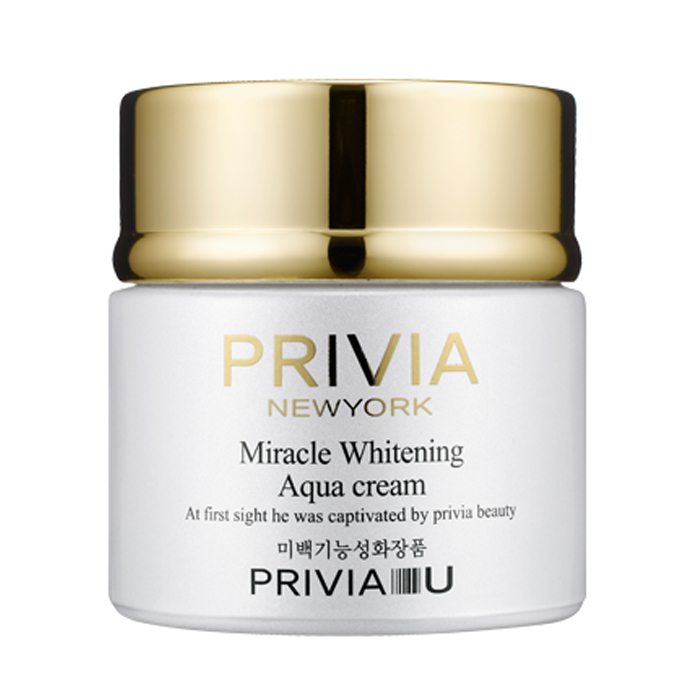 

PRIVIA Антивозрастной осветляющий ночной крем-маска Miracle Whitening Aqua Cream, 80 мл