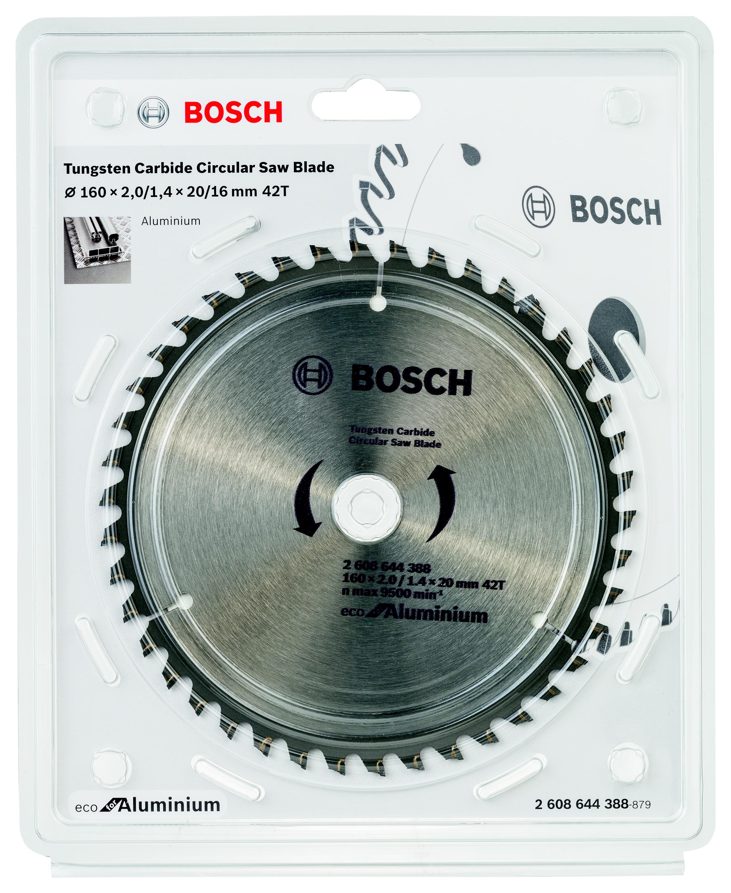 фото Пильный диск твердосплавный bosch ф160х20мм 42зуб. (eco al 2608644388)