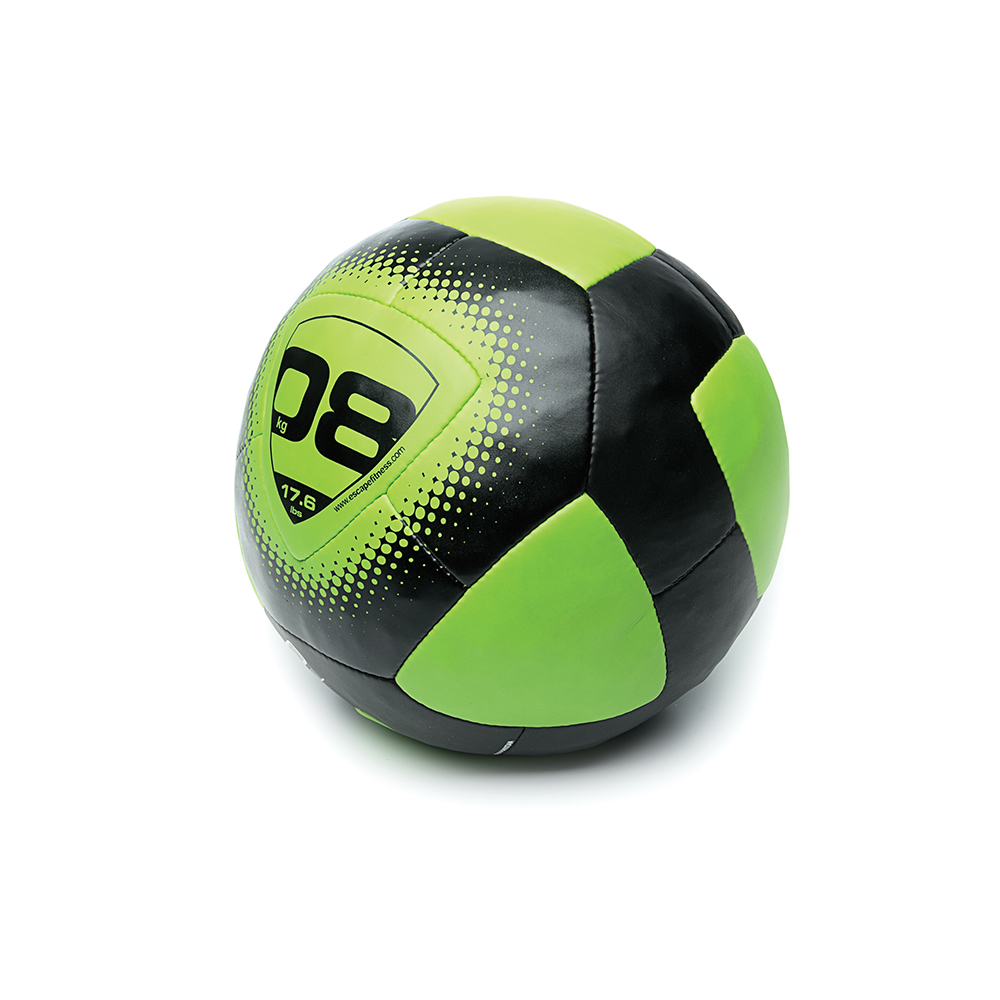 Медицинбол Escape Vert Ball, зеленый/черный, 8 кг