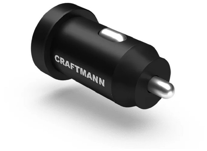 Автомобильное зарядное устройство Craftmann Car Charger 5V 4.8A (чёрный цвет)