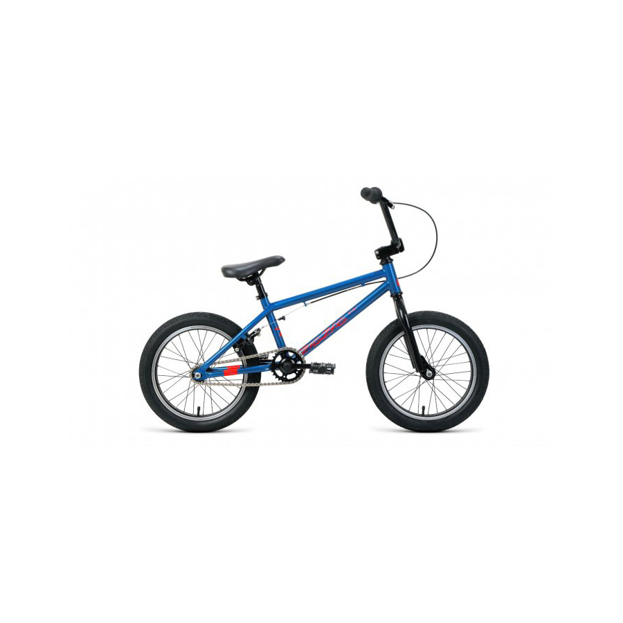 фото Велосипед forward zigzag bmx 2020 16" синий/оранжевый