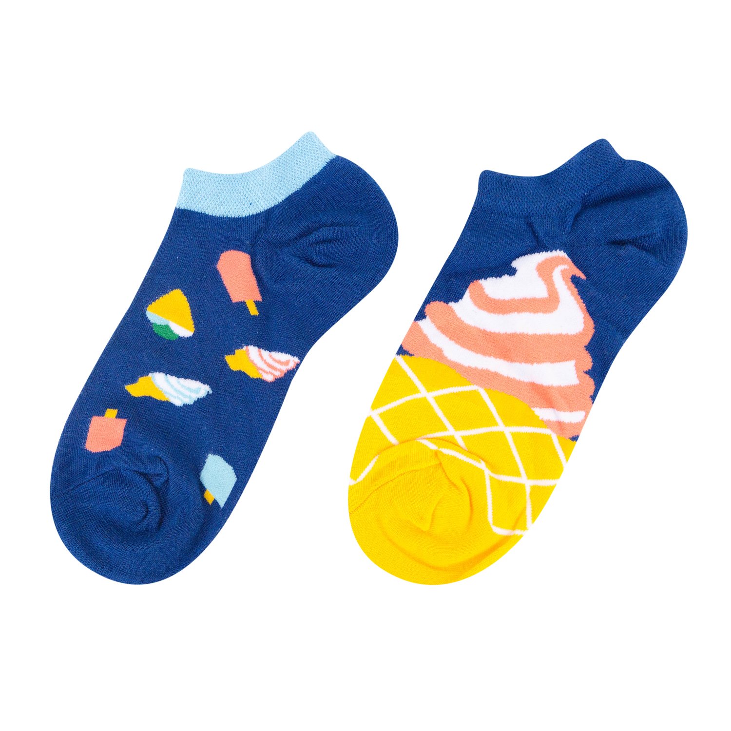 

Носки женские Kawaii Factory Мороженое синие 35-39, Мороженое