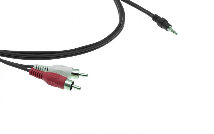 

Кабель Kramer 2RCA - Jack 3.5 15,2м Black (C-A35M/2RAM-50), Черный, C-A35M/2RAM-50