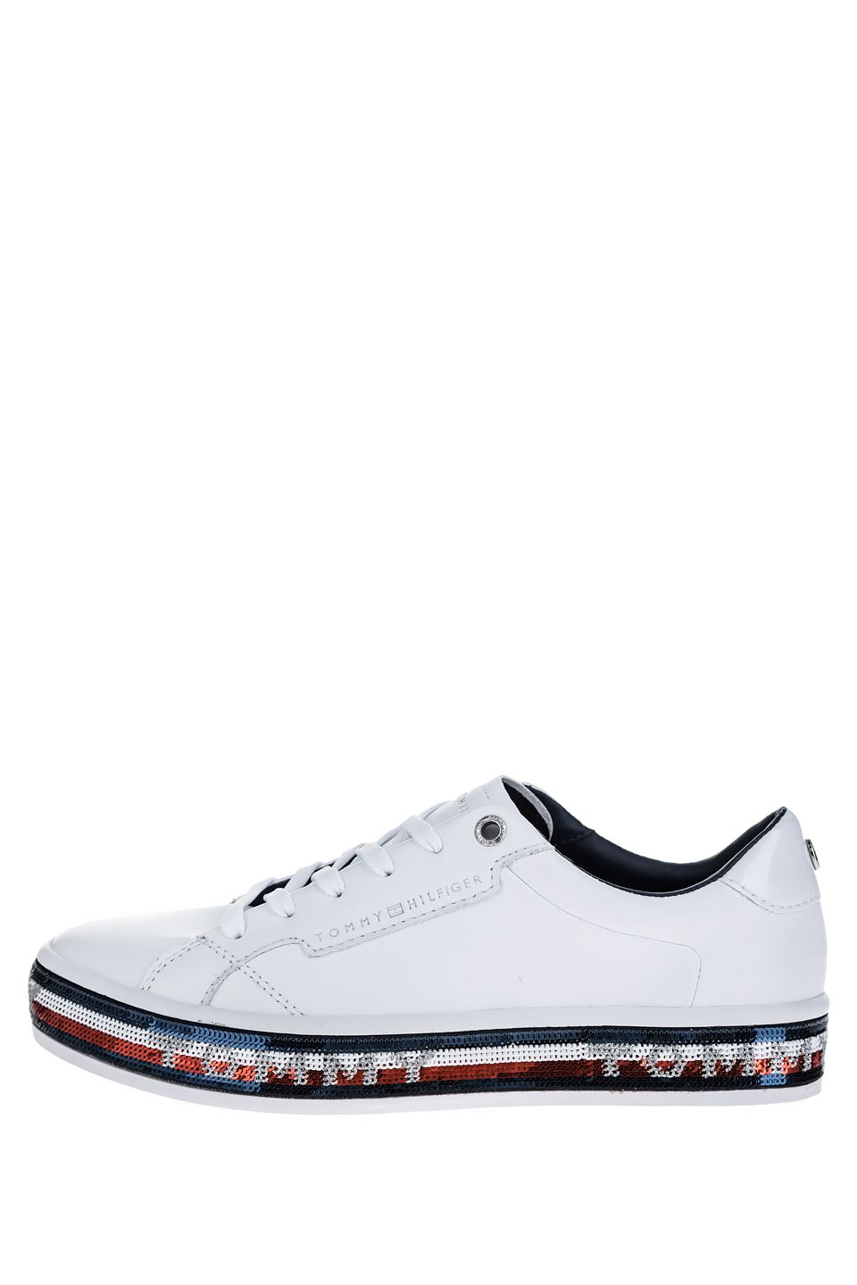 

Кеды женские Tommy Hilfiger FW0FW04703 белые 37 US, Белый, FW0FW04703