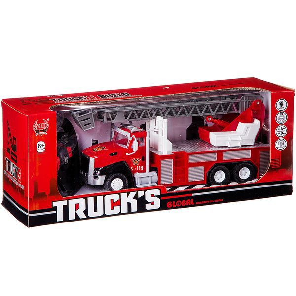 

Радиоуправляемая пожарная машина Shenzhen toys Fullfunc красная