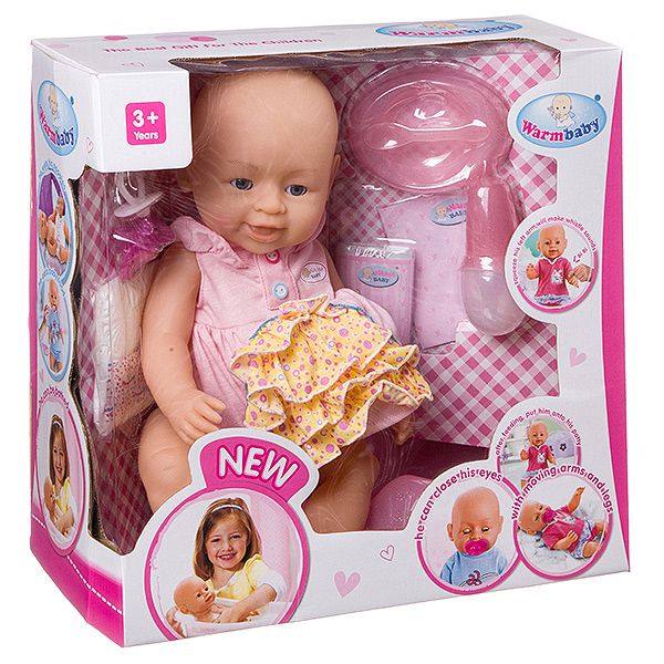 

Кукла функциональная Shenzhen toys с горшком и памперсом