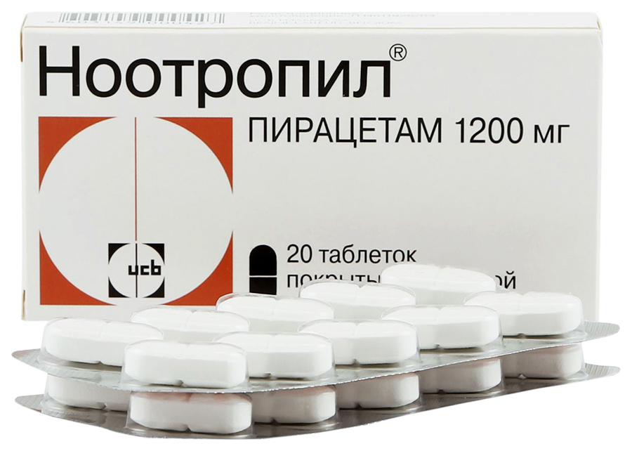 Ноотропил таблетки 1200 мг 20 шт.