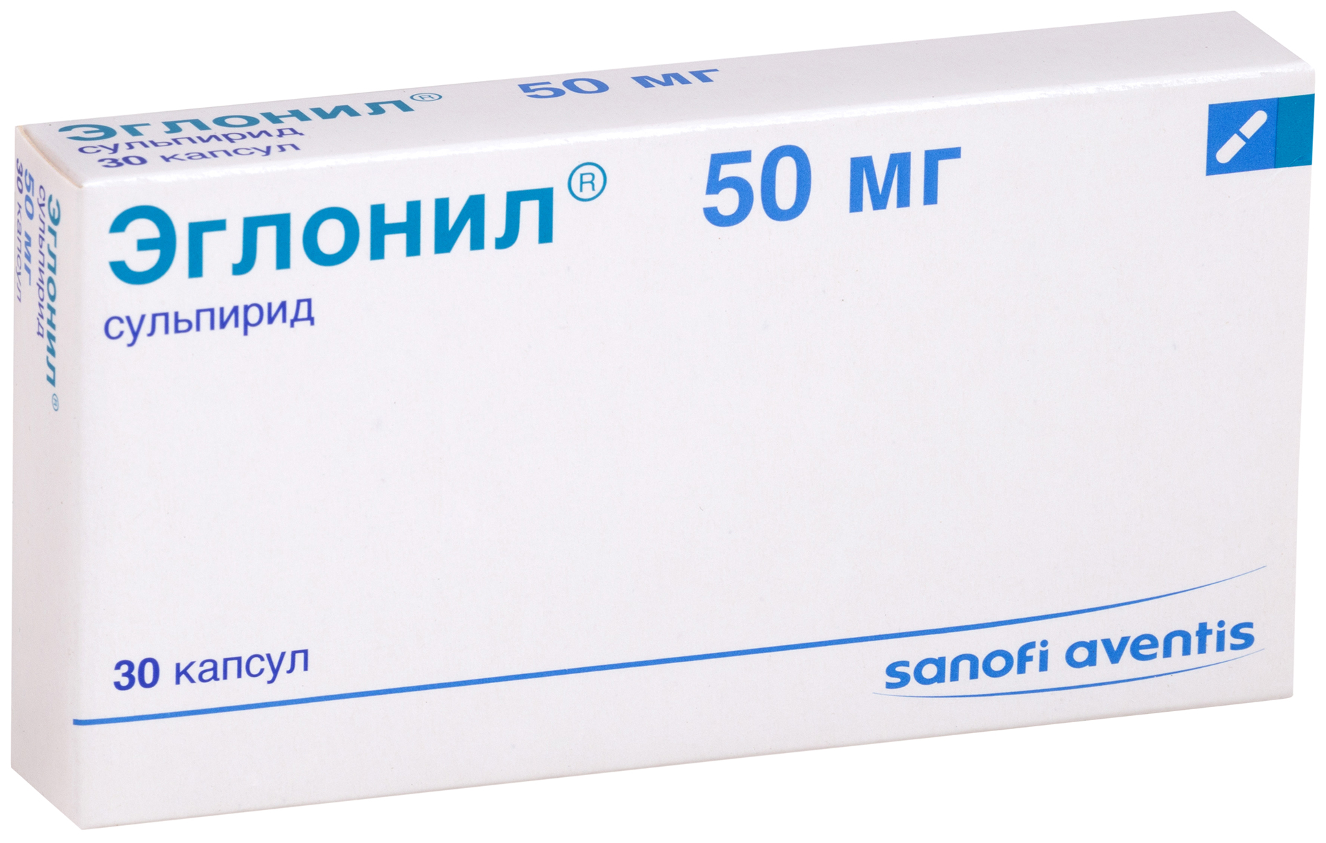 Купить Эглонил капс 50 мг 30 шт., Sanofi Aventis