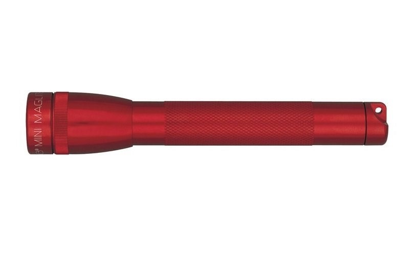 фото Фонарь maglite (маглайт) красный в подарочной упаковке m2a03le